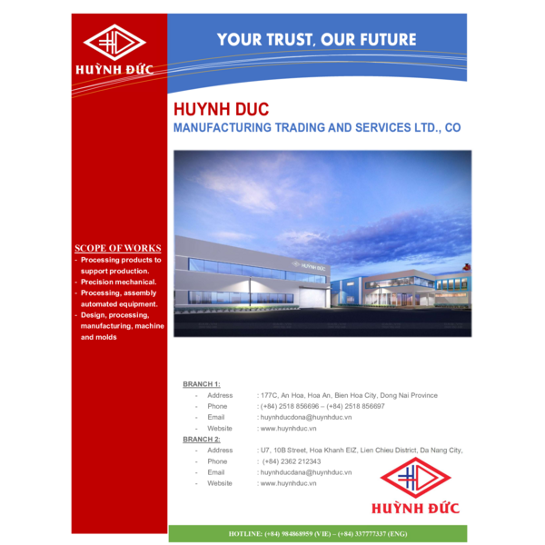 HUYNH DUC - COMPANY PROFILE