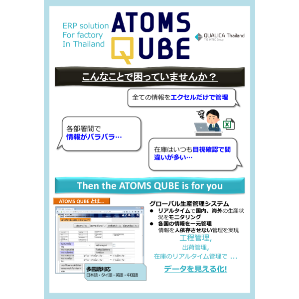 ATOMS QUBE Leaflet