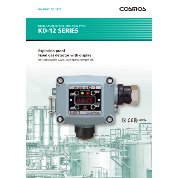 Fixed Gas Detector (Diffusion Type) KD-12 Series