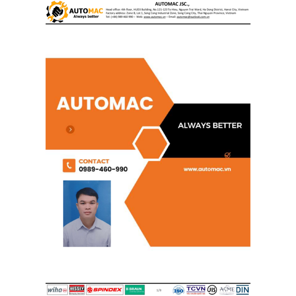 CÔNG TY CP AUTOMAC VIỆT NAM