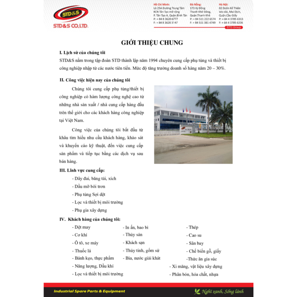 STD&S - COMPANY PROFILE