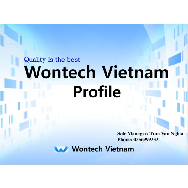 CÔNG TY TNHH WONTECH VIETNAM