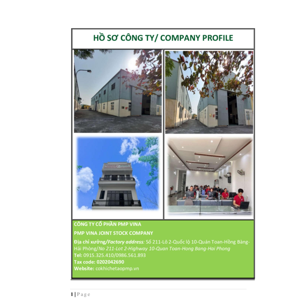 PMP - COMPANY PROFILE