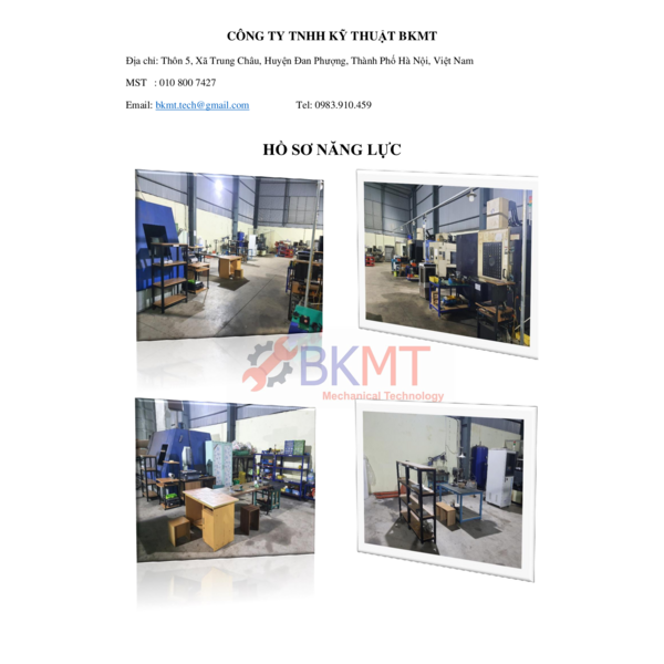 BKMT - COMPANY PROFILE