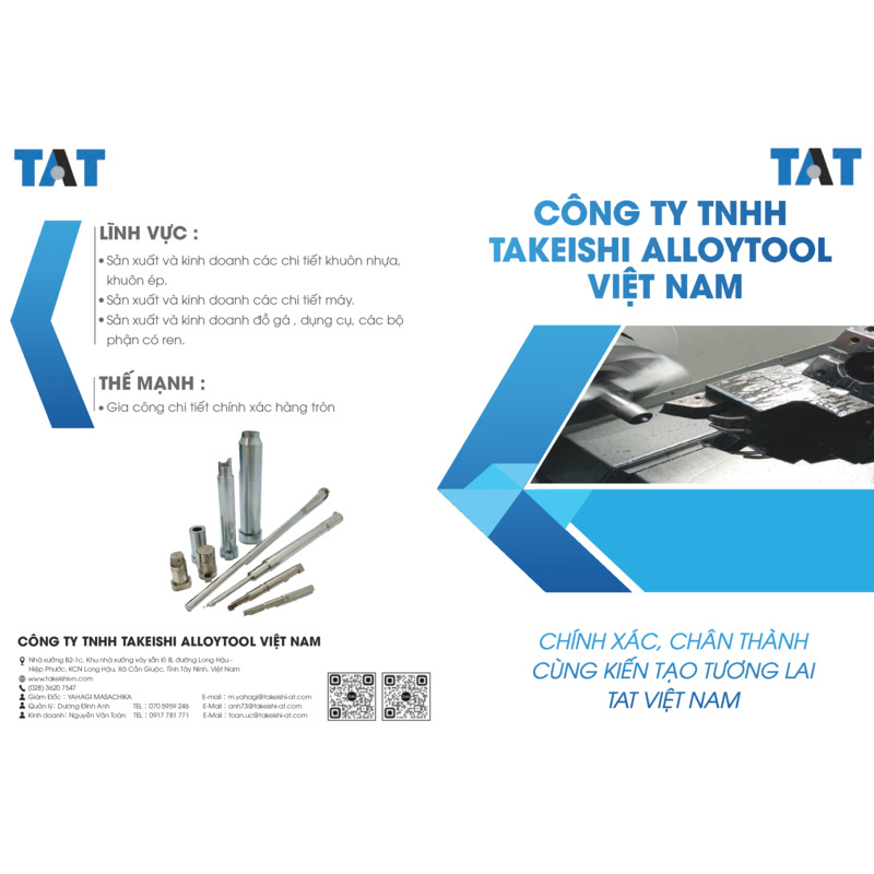 CÔNG TY TNHH TAKEISHI ALLOYTOOL VIỆT NAM