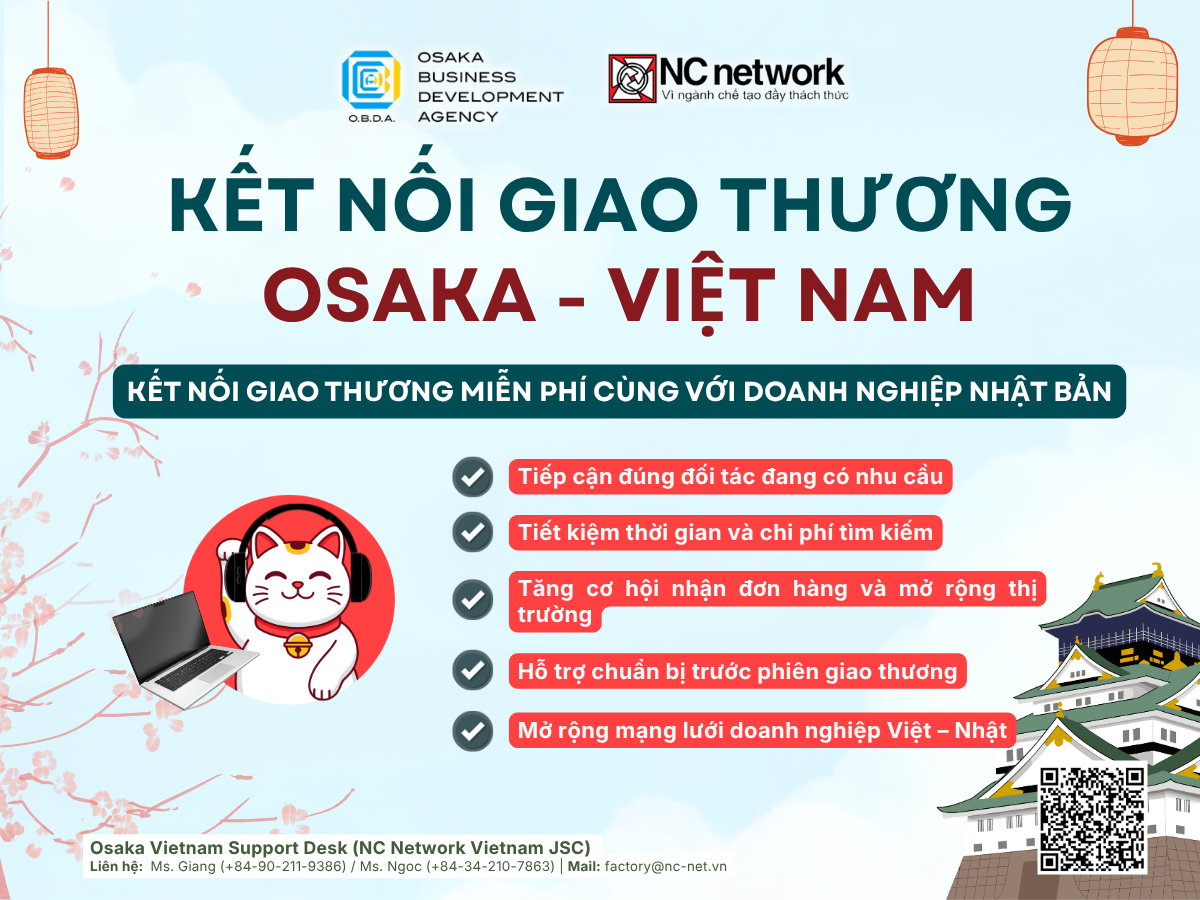 Tổng Quan Osaka Matching: Chương Trình Kết Nối Giao Thương OSAKA - Việt Nam