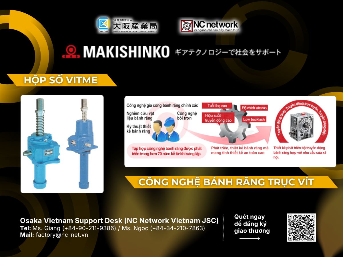 MAKISHINKO CO., LTD. – Doanh Nghiệp Nhật Bản Chuyên Về Thiết Bị Truyền Động Công Nghiệp Và Giải Pháp Xử Lý Vật Liệu