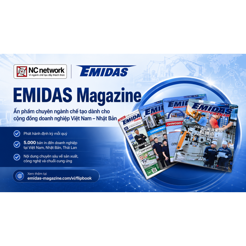EMIDAS Magazine — Ấn Phẩm Chuyên Ngành Chế Tạo Tiếng Nhật Số 1 Tại Việt Nam