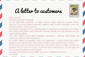 A letter to customer