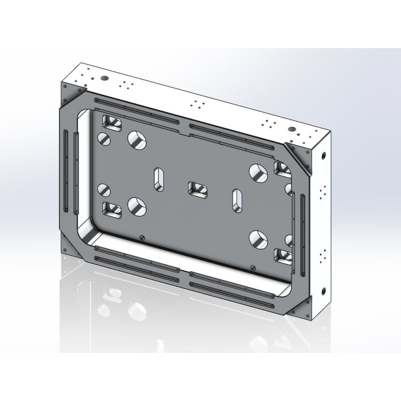 Gia công cắt gọt, phay CNC khung, bệ máy và jig kích thước lớn theo yêu cầu (dài x rộng = 1mx2m)