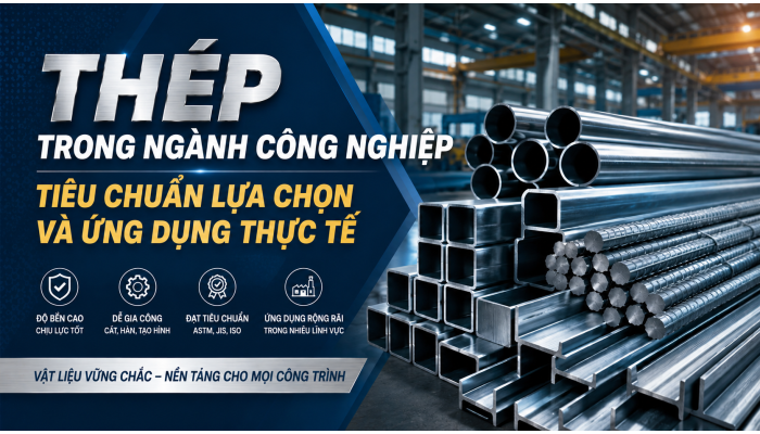 Thép Trong Ngành Công Nghiệp – Tiêu Chuẩn Lựa Chọn Và Ứng Dụng Thực Tế