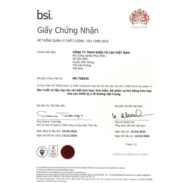 Gia công & lắp ráp thiết bị y tế theo tiêu chuẩn Nhật Bản - ISO13485