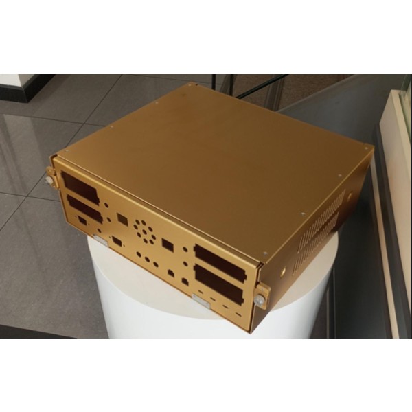 Telecommunication Equipment Enclosure Fabrication | Aluminum Processing × High-Precision Press-Fitting × Wrinkle Coating