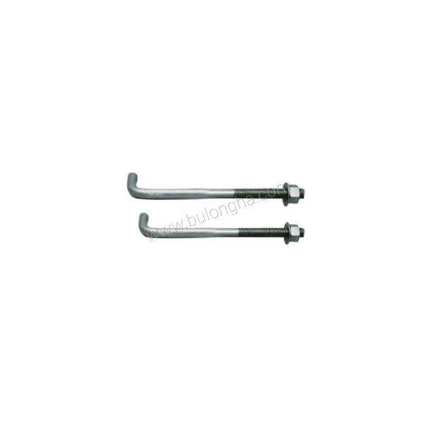 L-shaped foundation bolt