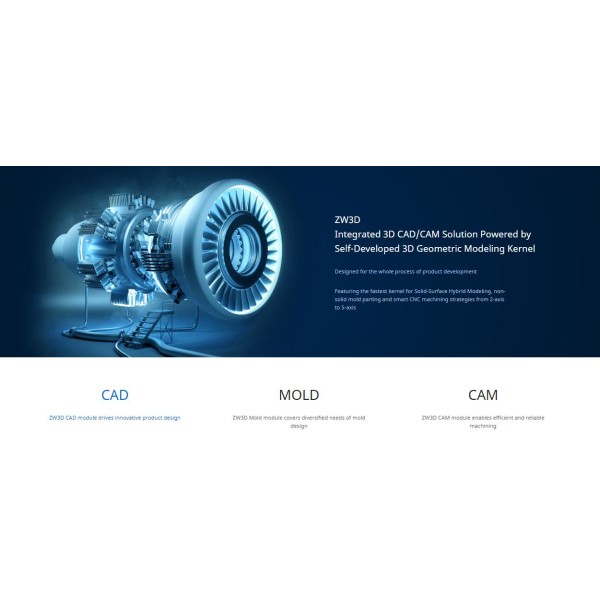 3D CAD/CAM Industrial Design Software - ZW3D