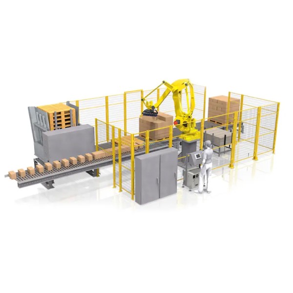 Robot palletizer system