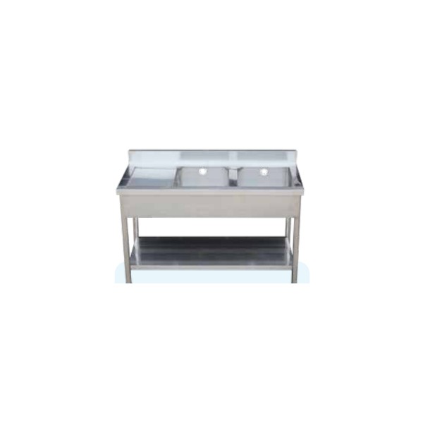 Double sink with table