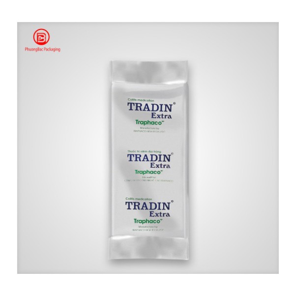 Túi Nhôm CNC Traphaco Tradin Extra 2 vỉ x 10 viên nang cứng