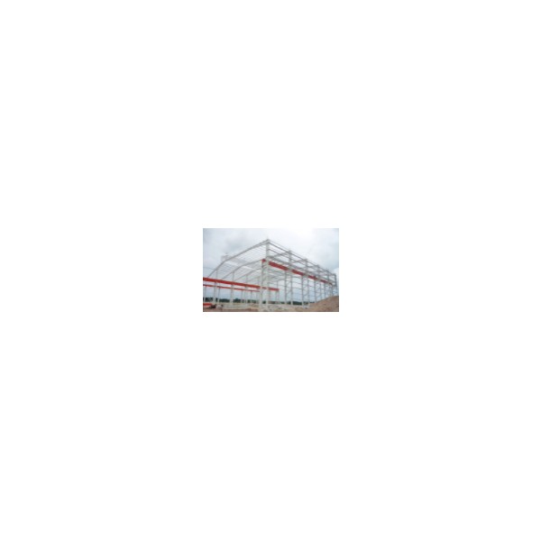 Prefabricated steel frame building