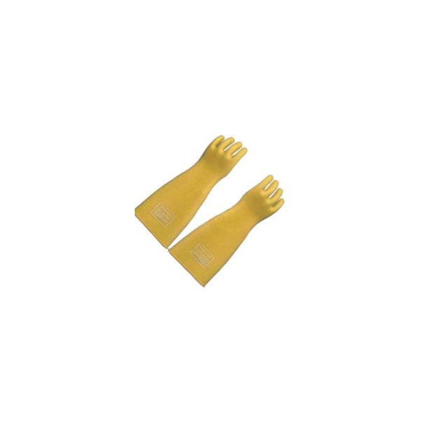 Insulating rubber gloves