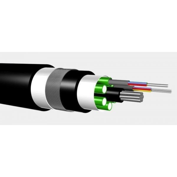 Securely wrapped optical fiber cable