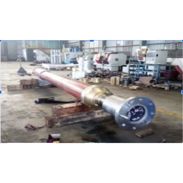 Propeller shaft, marine rudder, rudder blade