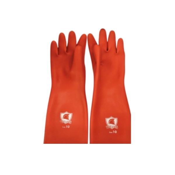 Industrial rubber gloves