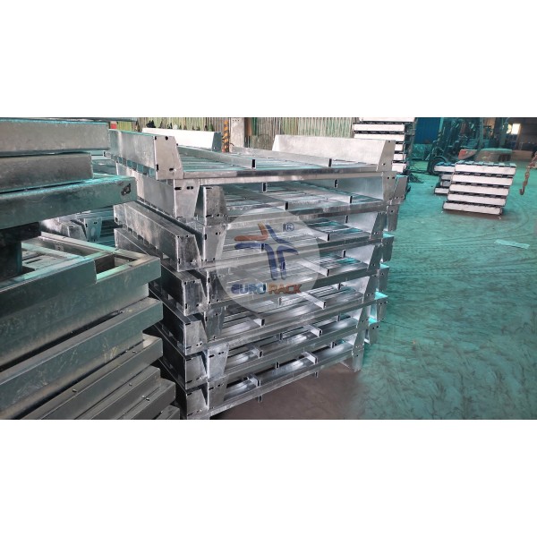 Pallet mạ kẽm - Pallet sắt bền chịu tải nặng tối đa