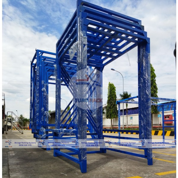 Pallet sắt xếp chồng - Pallet chứa hàng không cần kệ