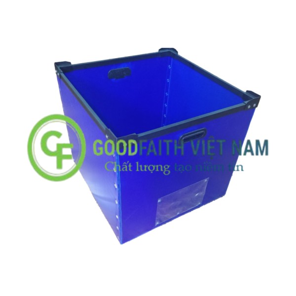 Corrugated plastic box