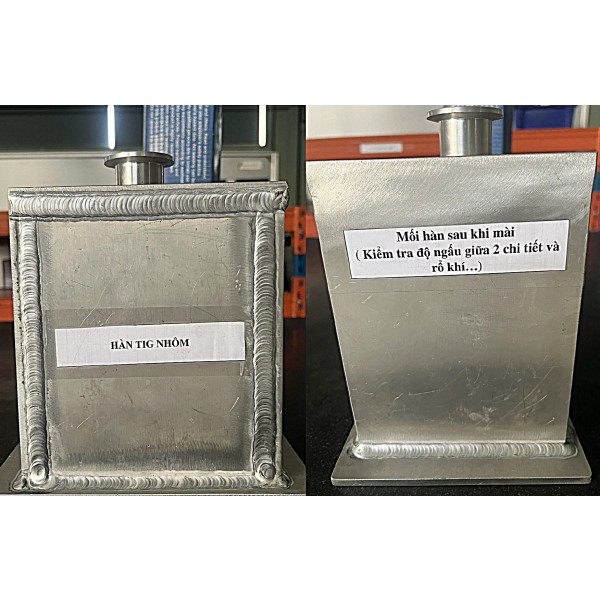 Aluminum Welding (with leak test)