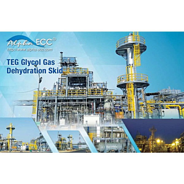 TEG Glycol Gas Dehydration Skid