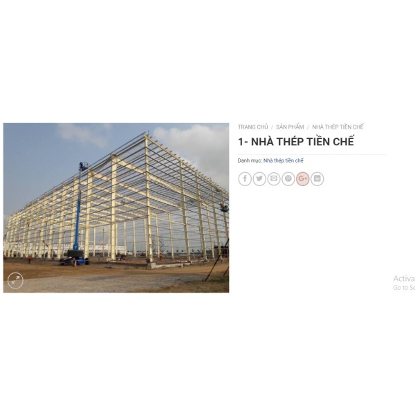 1- NHÀ THÉP TIỀN CHẾ