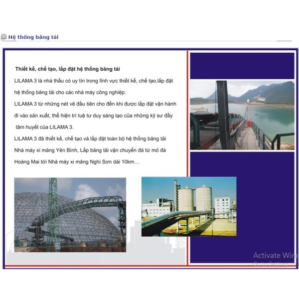 Hệ thống băng tải