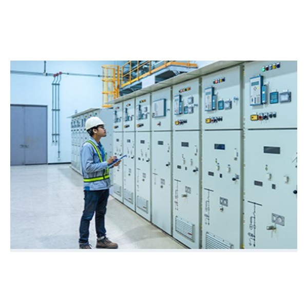 Electrical cabinet, ladder cable rack