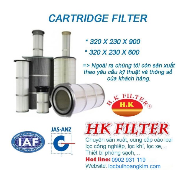 Lọc hút bụi Cartridge
