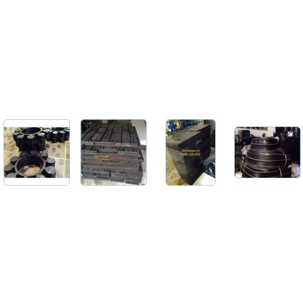 Rubber for construction, roads, and bridges
