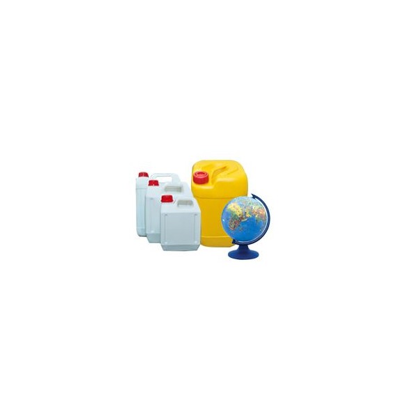 Plastic containers, PET bottles, plastic cans, globes