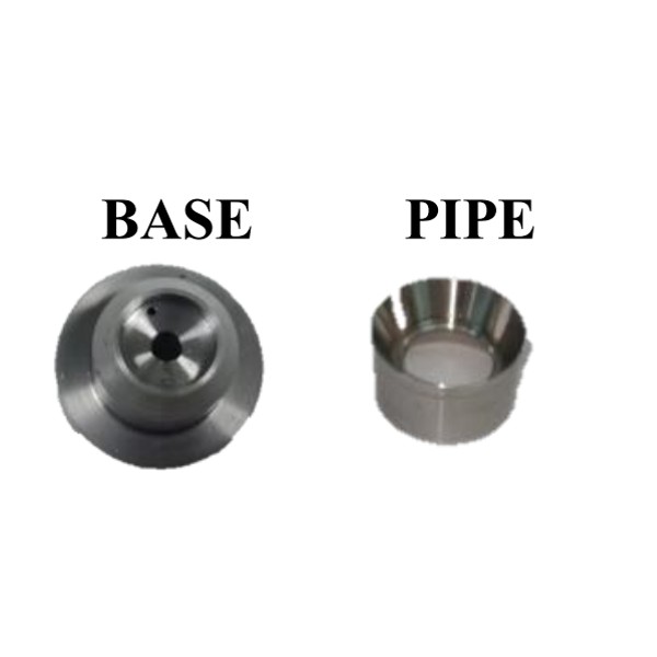Hydraulic components: base, pipe