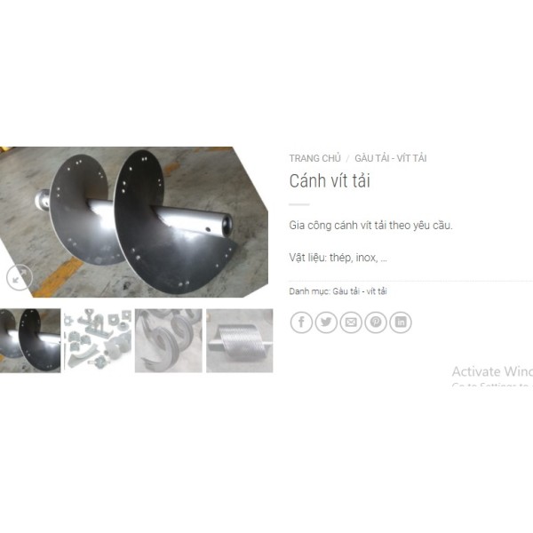 Cánh vít tải