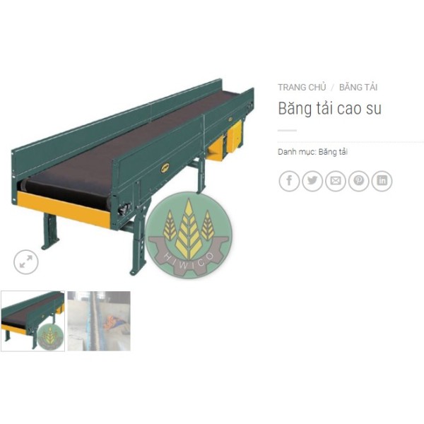 Băng tải cao su