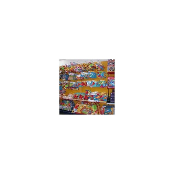 Supermarket shelves, supermarket goods shelves