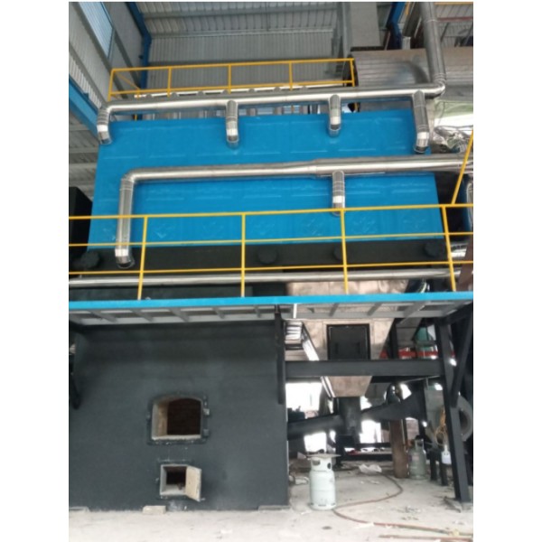 Fluidized bed steamer boiler