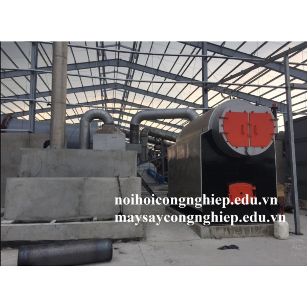 Nồi hơi đốt củi, trấu