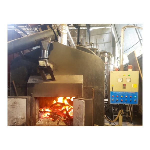 Wood-fired boiler, gas furnace