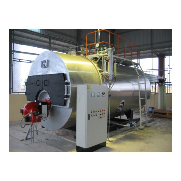 Horizontal oil-fired boiler, gas furnace