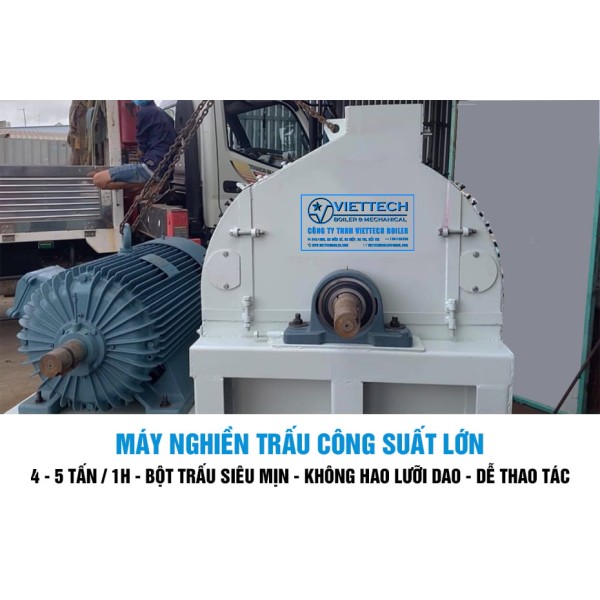 Máy nghiền trấu công suất lớn – Phân phối toàn quốc