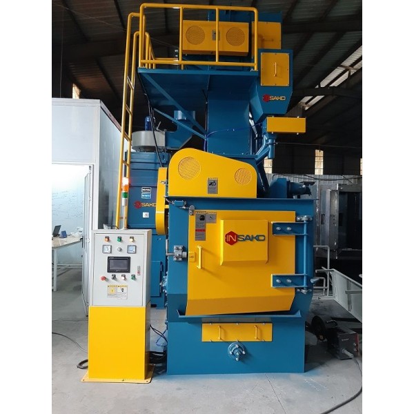 Máy phun bi tự động dạng băng tải