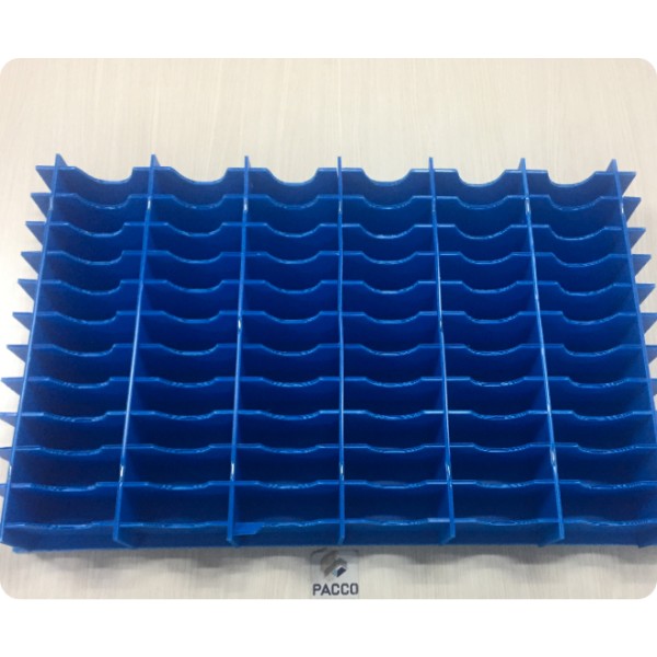 Corrugated PP plastic partition