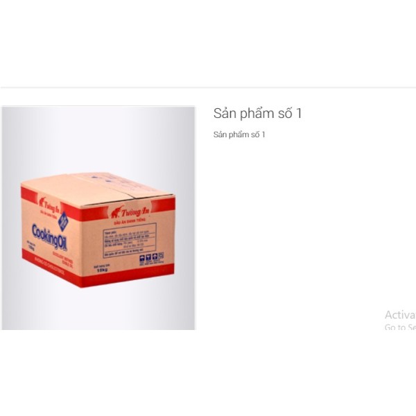 Thùng CARTON IN FLEXO